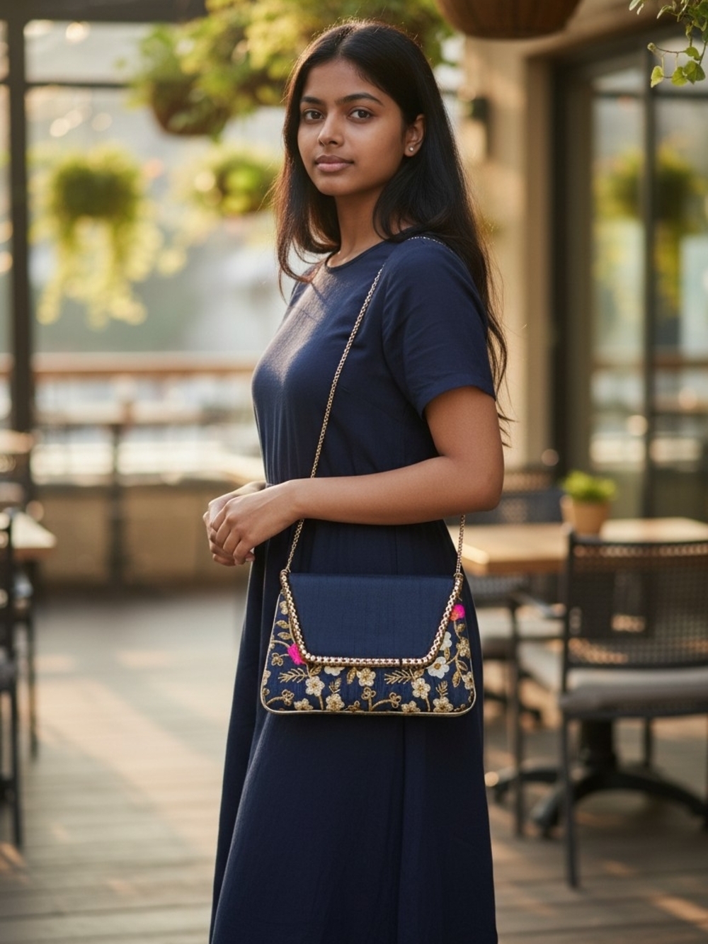 Embroidered Vintage Purse